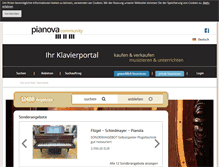 Tablet Screenshot of pianova.com